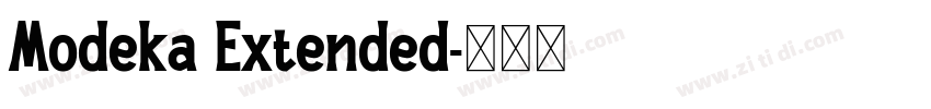Modeka Extended字体转换